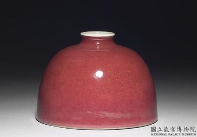 图片[2]-Bulbous vase with flat base in copper-red glaze, Qing dynasty, Kangxi reign (1662-1722)-China Archive